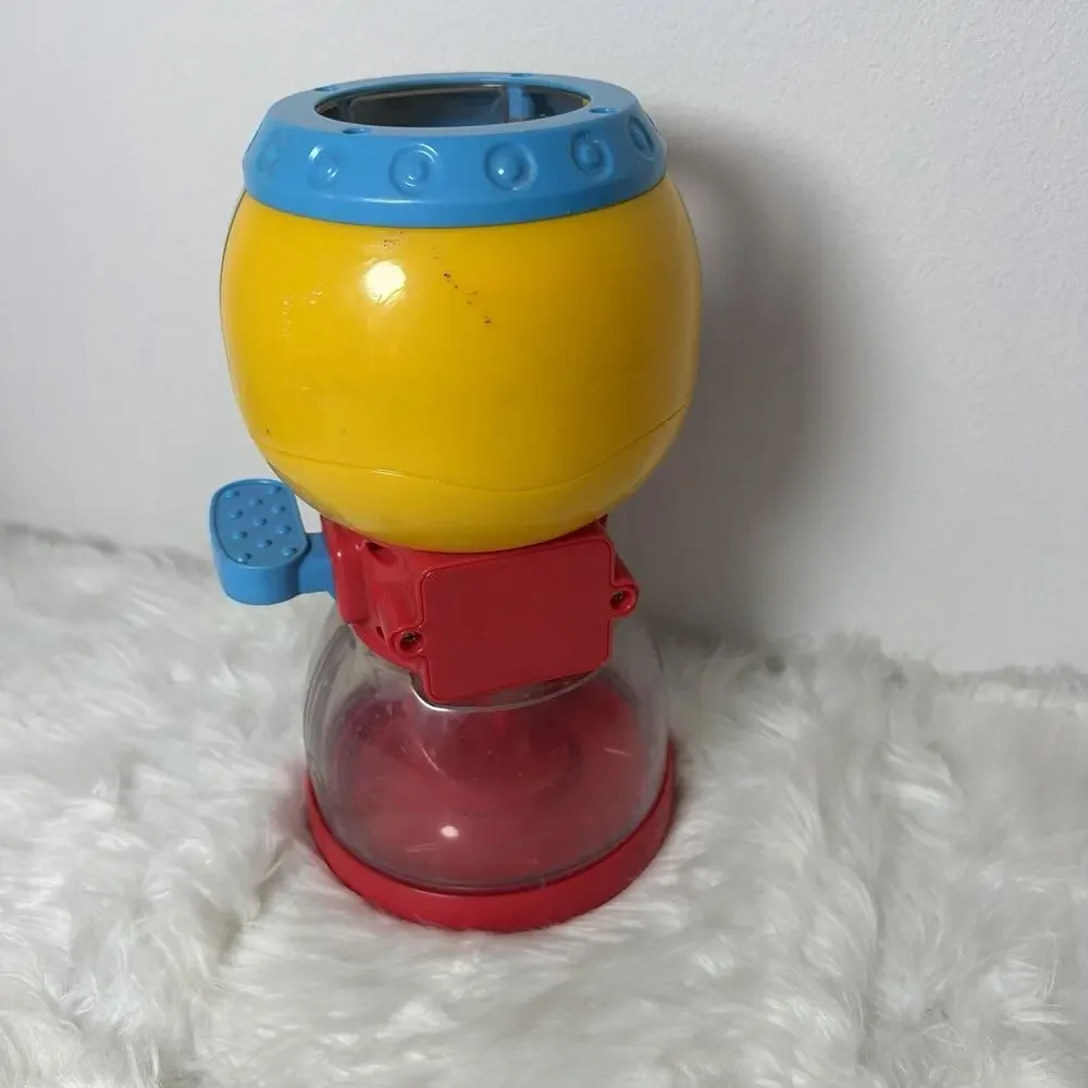 Vtg Fisher Price Roll-a-Round Swirlin’ Surprise Gumball Machine NO Balls WORKS